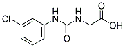 ([[(3-CHLOROPHENYL)AMINO]CARBONYL]AMINO)ACETIC ACID Struktur