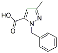 1-BENZYL-3-METHYL-1H-PYRAZOLE-5-CARBOXYLIC ACID Struktur