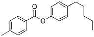 4-PENTYLPHENYL 4-METHYLBENZOATE Struktur