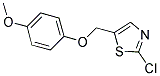 2-CHLORO-5-[(4-METHOXYPHENOXY)METHYL]-1,3-THIAZOLE Struktur