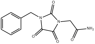 2-(3-BENZYL-2,4,5-TRIOXO-1-IMIDAZOLIDINYL)ACETAMIDE Struktur