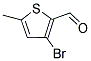 3-BROMO-5-METHYLTHIOPHENE-2-CARBALDEHYDE Struktur