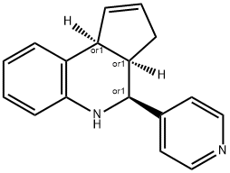 (3AS,4R,9BR)-4-PYRIDIN-4-YL-3A,4,5,9B-TETRAHYDRO-3H-CYCLOPENTA[C]QUINOLINE Struktur