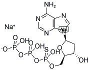 2'-DEOXYADENOSINE 5'-O-(1-THIOTRIPHOSPHATE), SODIUM Struktur