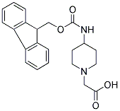 FMOC-4-AMINO-1-CARBOXYMETHYL-PIPERIDINE Struktur