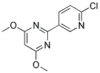 2-(6-CHLOROPYRIDIN-3-YL)-4,6-DIMETHOXYPYRIMIDINE Struktur