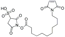 11-MALEIMIDOUNDECANOIC ACID SULFO-N-SUCCINIMIDYL ESTER Struktur