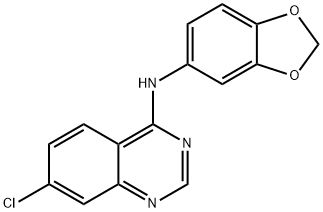 N-(1,3-BENZODIOXOL-5-YL)-7-CHLORO-4-QUINAZOLINAMINE Struktur