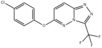 4-CHLOROPHENYL 3-(TRIFLUOROMETHYL)[1,2,4]TRIAZOLO[4,3-B]PYRIDAZIN-6-YL ETHER Struktur