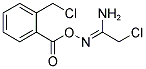 2-CHLORO-N'-([2-(CHLOROMETHYL)BENZOYL]OXY)ETHANIMIDAMIDE Struktur