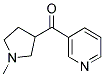 (R,S)-1-METHYL-3-NICOTINOYLPYRROLIDINE Struktur