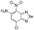 7-CHLORO-4-NITRO-2,1,3-BENZOSELENADIAZOL-5-AMINE Struktur