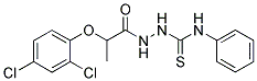 1-(2-(2,4-DICHLOROPHENOXY)PROPIONYL)-4-PHENYLTHIOSEMICARBAZIDE Structure