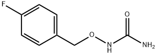 N-[(4-FLUOROBENZYL)OXY]UREA Struktur