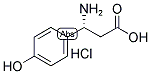 (R)-3-AMINO-3-(4-HYDROXY-PHENYL)-PROPANOIC ACID HYDROCHLORIDE Struktur