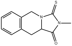 2-METHYL-3-THIOXO-2,3,10,10A-TETRAHYDROIMIDAZO[1,5-B]ISOQUINOLIN-1(5H)-ONE Struktur