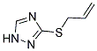 3-(ALLYLSULFANYL)-1H-1,2,4-TRIAZOLE Struktur