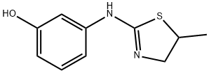 3-[(5-METHYL-4,5-DIHYDRO-1,3-THIAZOL-2-YL)AMINO]PHENOL Struktur