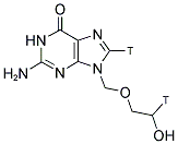 ACYCLOVIR, [2',8-3H]- Struktur