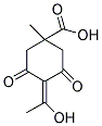 4-ACETYL-3,5-DIOXO-CHA(1-ME, 1-COOH) Struktur