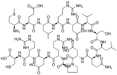 GCK, N-TERMINAL (1-14) BLOCKING PEPTIDE, HUMAN Struktur