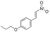 BETA-NITRO-4'-PROPOXYSTYRENE Struktur