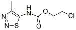 2-CHLOROETHYL N-(4-METHYL-1,2,3-THIADIAZOL-5-YL)CARBAMATE Struktur