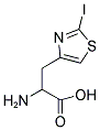 D, L-ALA-3-[4-(2-IODO)THIAZOLE] Struktur