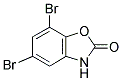 5,7-DIBROMOBENZO[D]OXAZOL-2(3H)-ONE Struktur