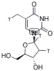 [METHYL,1',2'-3H]THYMIDINE Struktur