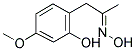 (2-HYDROXY-4-METHOXYPHENYL)ACETONE OXIME Struktur