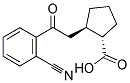 TRANS-2-[2-(2-CYANOPHENYL)-2-OXOETHYL]CYCLOPENTANE-1-CARBOXYLIC ACID Struktur