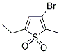 3-BROMO-5-ETHYL-2-METHYLTHIOPHENE 1,1-DIOXIDE Struktur