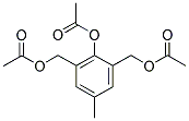 2-(ACETYLOXY)-3-[(ACETYLOXY)METHYL]-5-METHYLBENZYL ACETATE Struktur