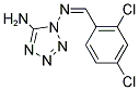 N1-(2,4-DICHLOROBENZYLIDENE)-1H-TETRAZOLE-1,5-DIAMINE Struktur