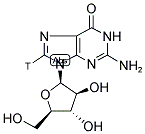 GUANINE-BETA-D-ARABINOFURANOSIDE, [8-3H]- Struktur