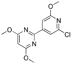 2-(2-CHLORO-6-METHOXYPYRIDIN-4-YL)-4,6-DIMETHOXYPYRIMIDINE Struktur