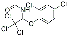 2,2,2-TRICHLORO-1-(2,4-DICHLOROPHENOXY)ETHYLFORMAMIDE Struktur