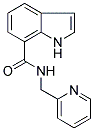 N-(2-PYRIDINYLMETHYL)-(1H)-INDOLE-7-CARBOXAMIDE Struktur