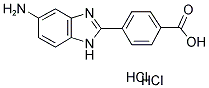 4-(5-AMINO-1 H-BENZOIMIDAZOL-2-YL)-BENZOIC ACID DIHYDROCHLORIDE Struktur