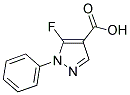 5-FLUORO-1-PHENYLPYRAZOLE-4-CARBOXYLIC ACID Struktur