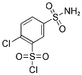 4-CHLORO-5-(CHLOROSULFONYL)BENZENESULFONAMIDE Struktur