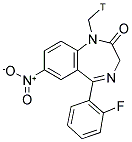 [N-METHYL-3H]FLUNITRAZEPAM Struktur