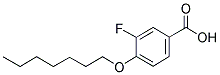 3-FLUORO-4-HEPTYLOXYBENZOIC ACID Struktur