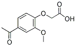 (4-ACETYL-2-METHOXY-PHENOXY)-ACETIC ACID Struktur