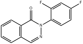 2-(2,4-DIFLUOROPHENYL)-1(2H)-PHTHALAZINONE Struktur