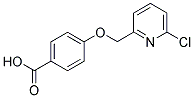 4-[(6-CHLOROPYRIDIN-2-YL)METHOXY]BENZOIC ACID Struktur