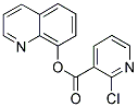 QUINOLIN-8-YL 2-CHLORONICOTINATE Struktur