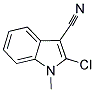 2-CHLORO-1-METHYL-1H-INDOLE-3-CARBONITRILE Struktur