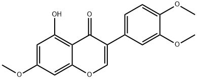 OROBOL 7,3',4'-TRIMETHYL ETHER Struktur